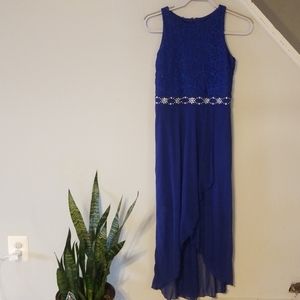 Formal blue dress